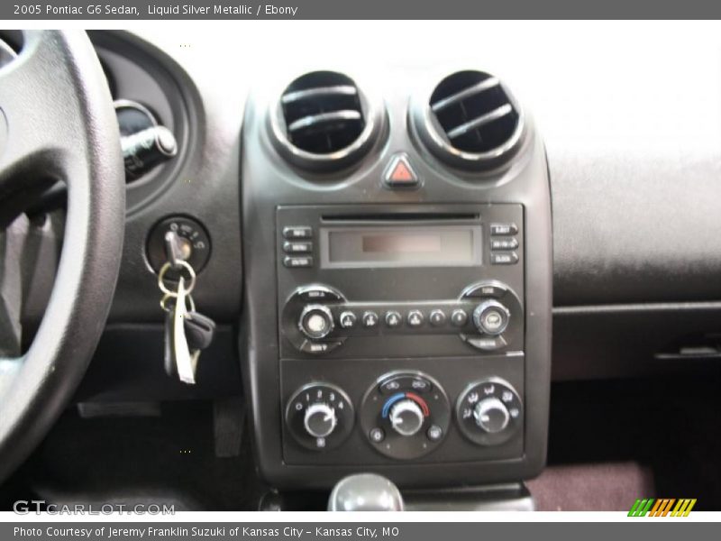 Liquid Silver Metallic / Ebony 2005 Pontiac G6 Sedan