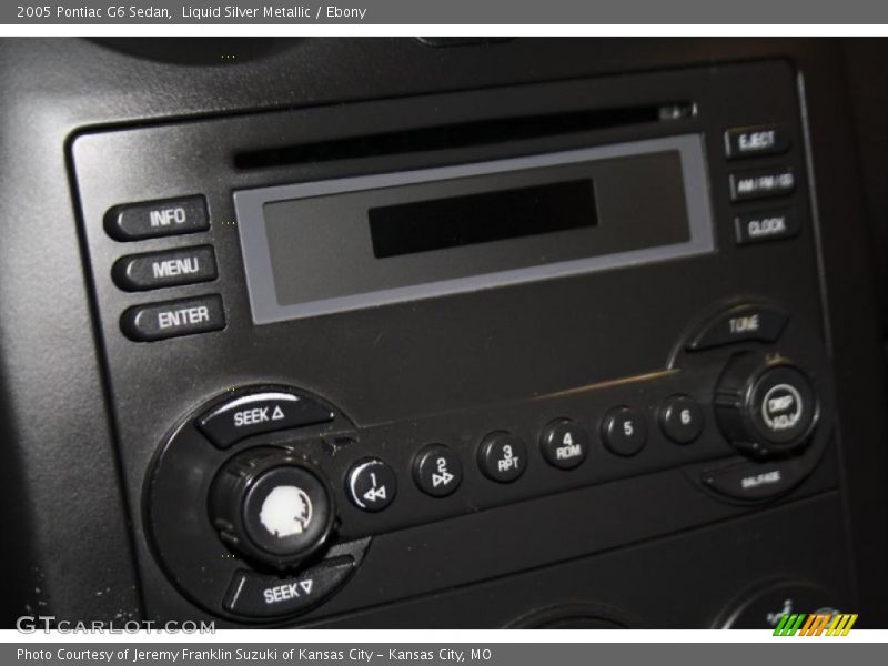 Liquid Silver Metallic / Ebony 2005 Pontiac G6 Sedan
