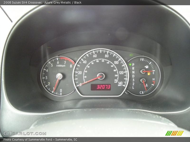 Azure Grey Metallic / Black 2008 Suzuki SX4 Crossover