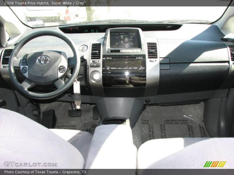 Super White / Gray 2008 Toyota Prius Hybrid