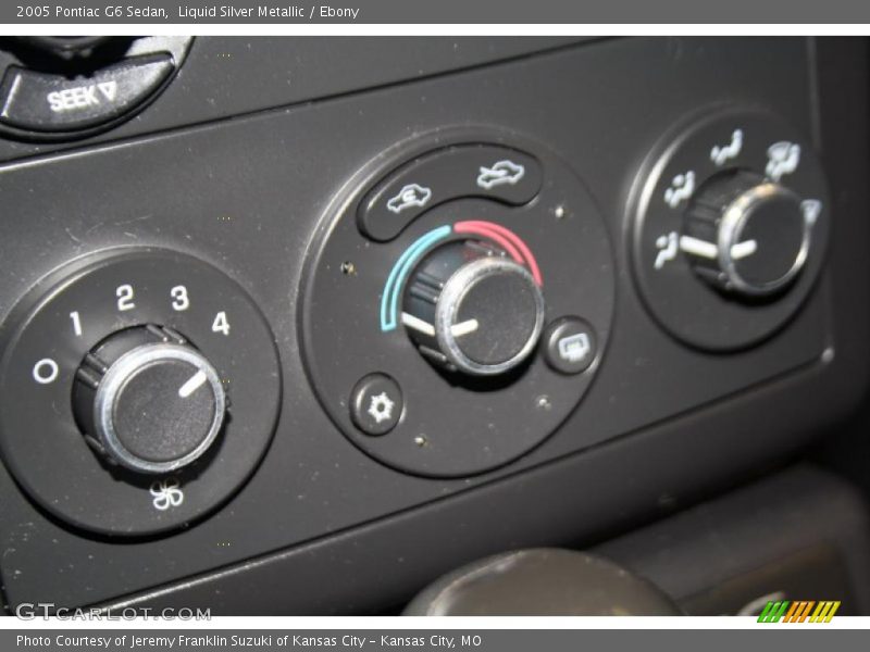 Liquid Silver Metallic / Ebony 2005 Pontiac G6 Sedan