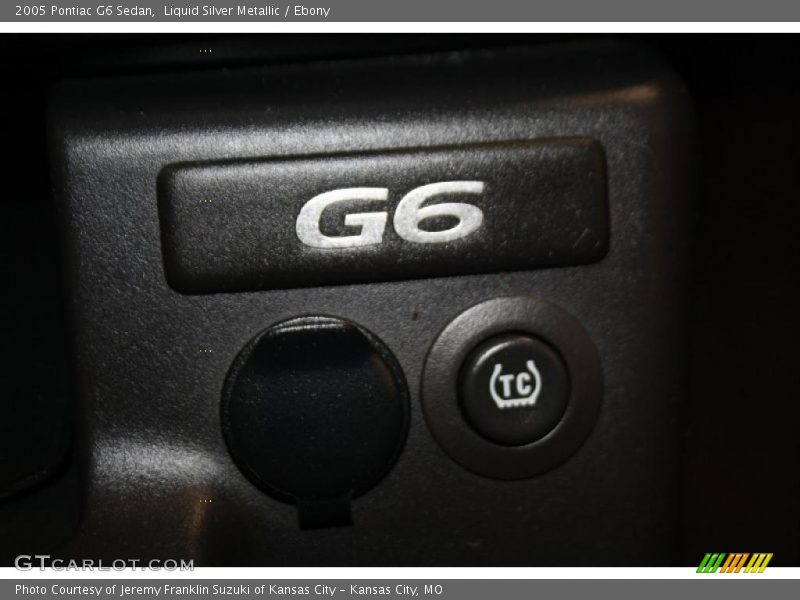 Liquid Silver Metallic / Ebony 2005 Pontiac G6 Sedan