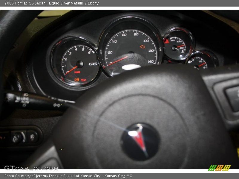 Liquid Silver Metallic / Ebony 2005 Pontiac G6 Sedan