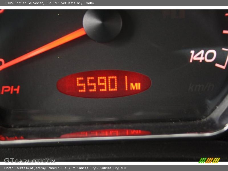 Liquid Silver Metallic / Ebony 2005 Pontiac G6 Sedan