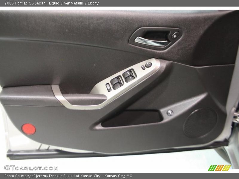 Liquid Silver Metallic / Ebony 2005 Pontiac G6 Sedan