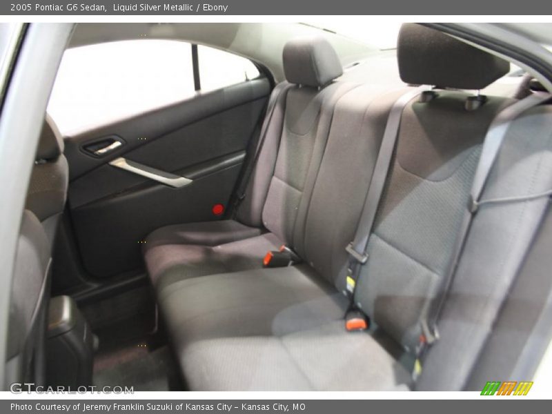 Liquid Silver Metallic / Ebony 2005 Pontiac G6 Sedan