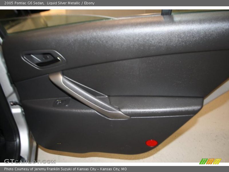 Liquid Silver Metallic / Ebony 2005 Pontiac G6 Sedan
