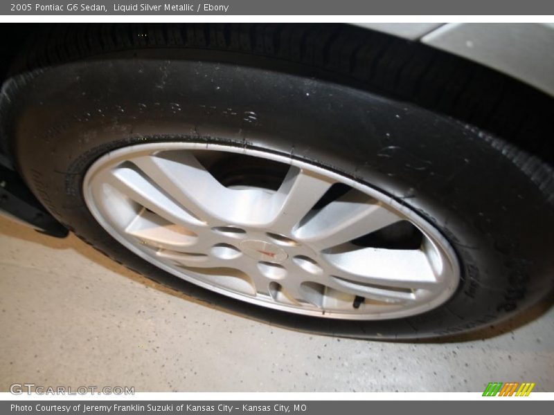 Liquid Silver Metallic / Ebony 2005 Pontiac G6 Sedan