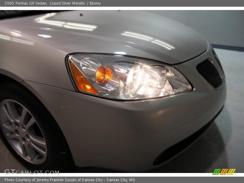 Liquid Silver Metallic / Ebony 2005 Pontiac G6 Sedan