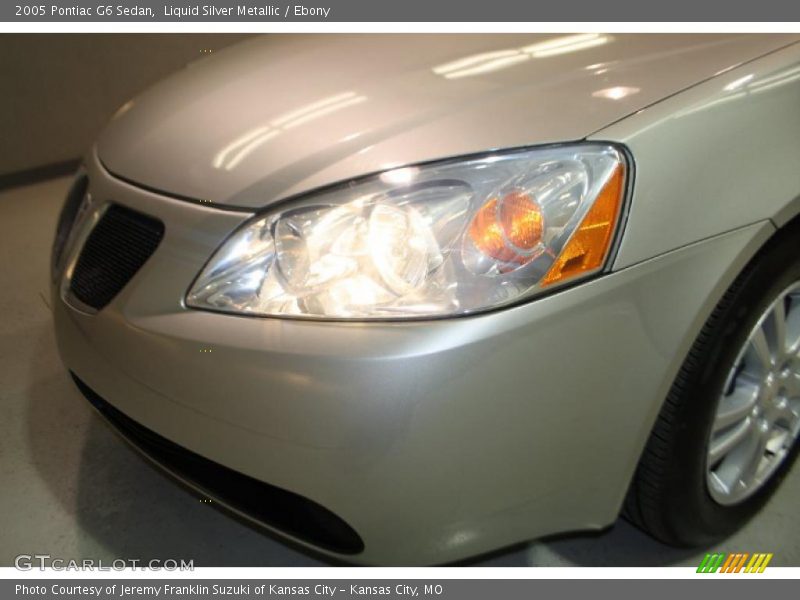 Liquid Silver Metallic / Ebony 2005 Pontiac G6 Sedan