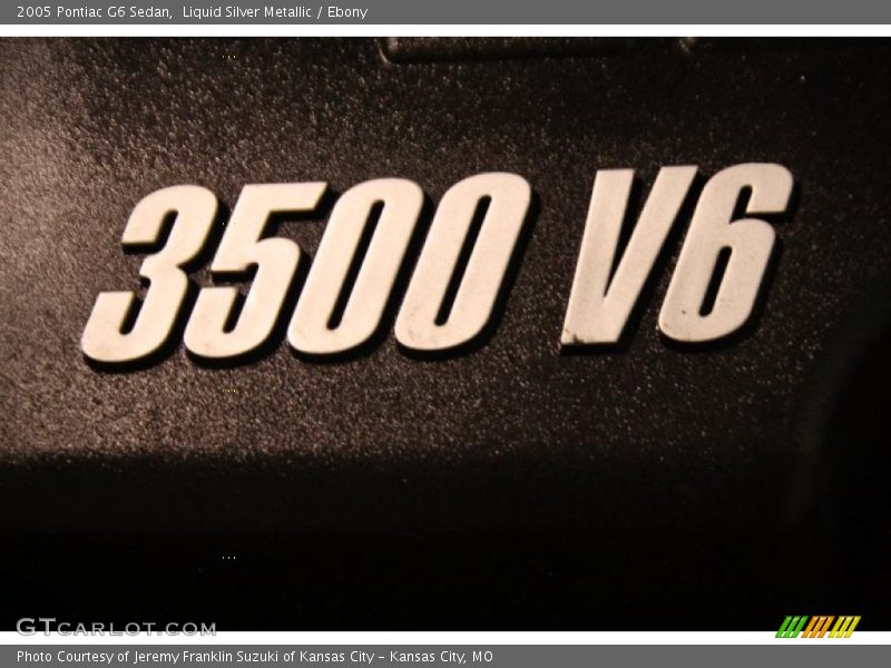 Liquid Silver Metallic / Ebony 2005 Pontiac G6 Sedan