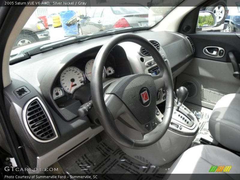 Silver Nickel / Gray 2005 Saturn VUE V6 AWD