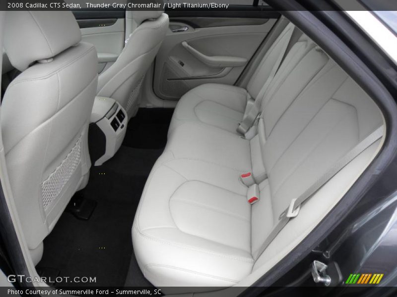 Thunder Gray Chromaflair / Light Titanium/Ebony 2008 Cadillac CTS Sedan