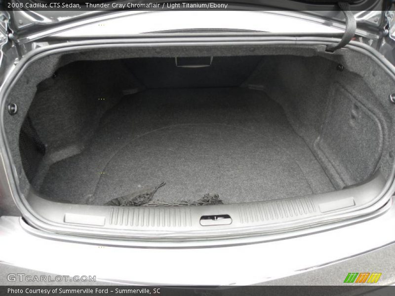 Thunder Gray Chromaflair / Light Titanium/Ebony 2008 Cadillac CTS Sedan