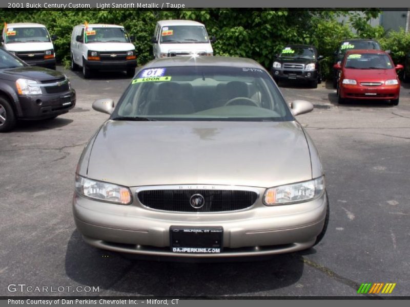 Light Sandrift Metallic / Taupe 2001 Buick Century Custom