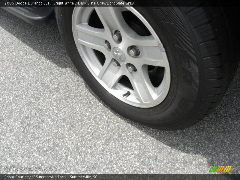 Bright White / Dark Slate Gray/Light Slate Gray 2006 Dodge Durango SLT
