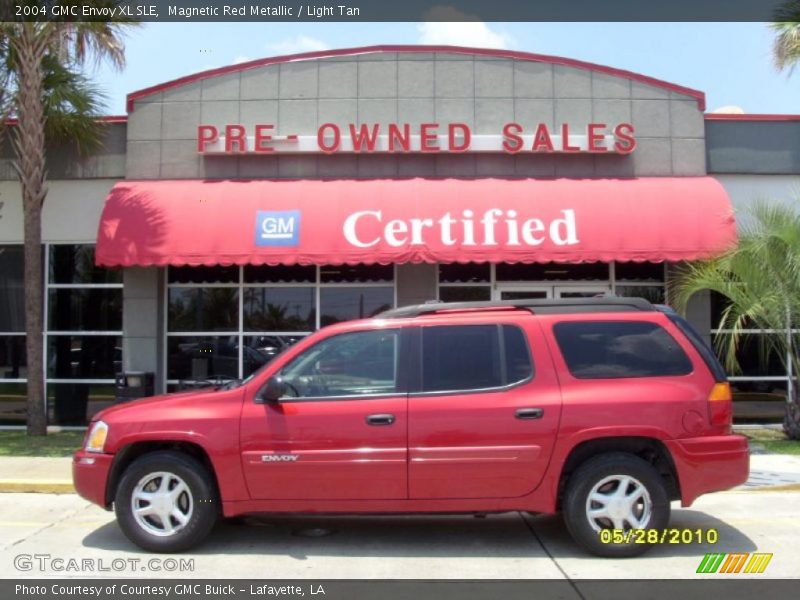 Magnetic Red Metallic / Light Tan 2004 GMC Envoy XL SLE