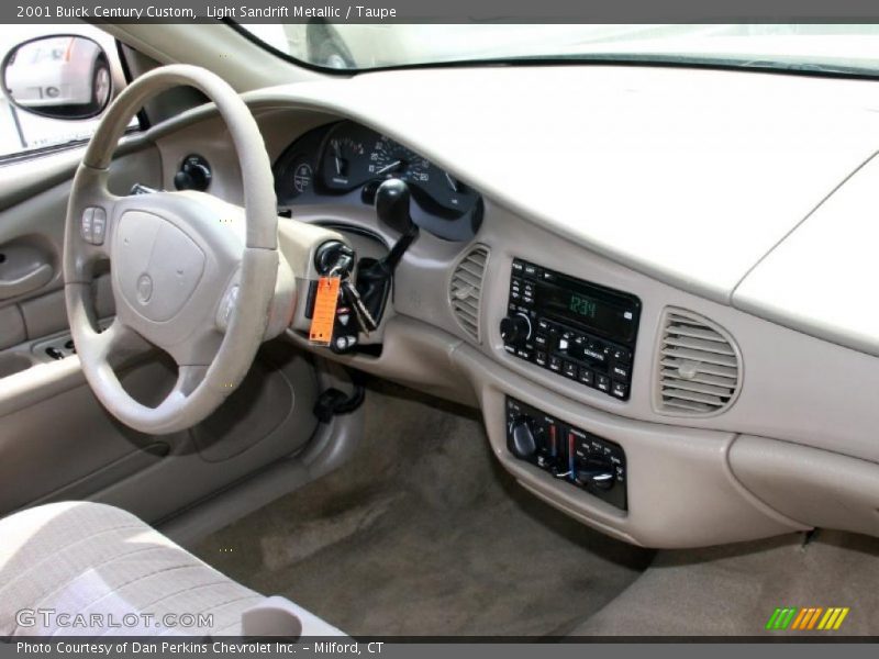 Light Sandrift Metallic / Taupe 2001 Buick Century Custom