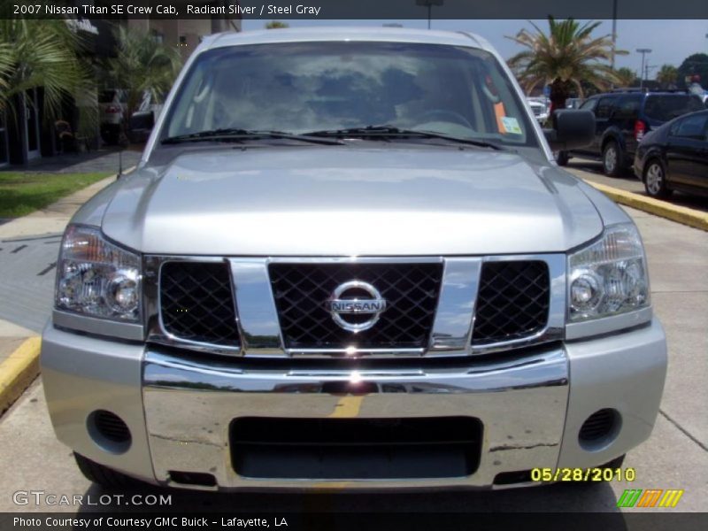 Radiant Silver / Steel Gray 2007 Nissan Titan SE Crew Cab