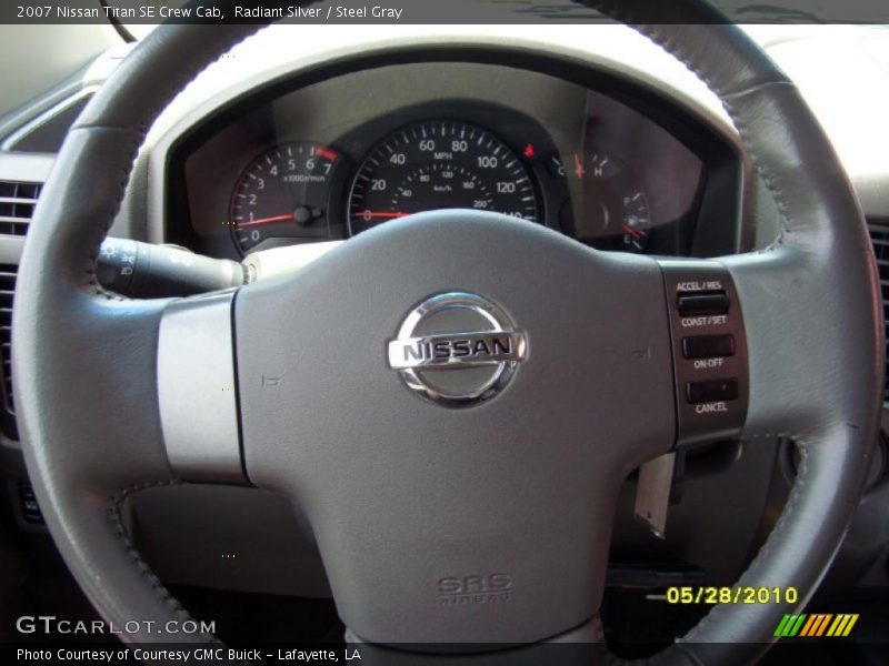 Radiant Silver / Steel Gray 2007 Nissan Titan SE Crew Cab