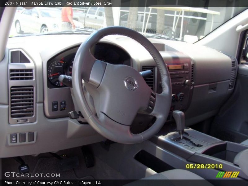 Radiant Silver / Steel Gray 2007 Nissan Titan SE Crew Cab