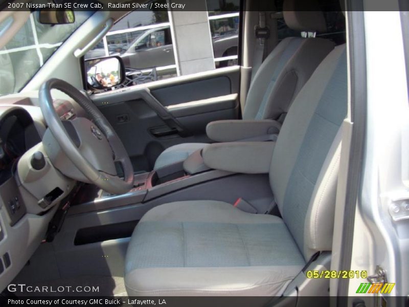 Radiant Silver / Steel Gray 2007 Nissan Titan SE Crew Cab