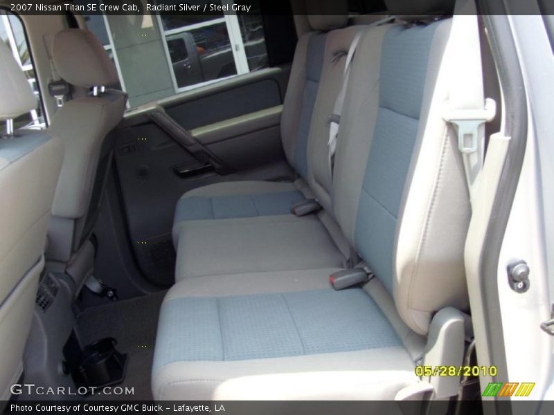 Radiant Silver / Steel Gray 2007 Nissan Titan SE Crew Cab