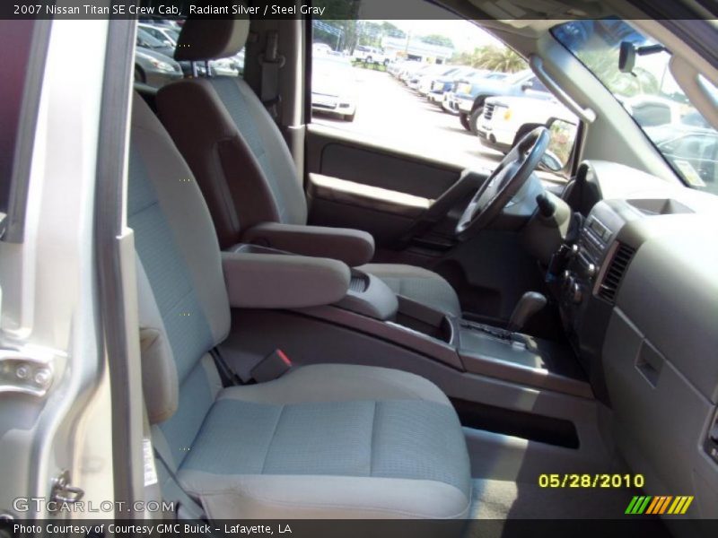 Radiant Silver / Steel Gray 2007 Nissan Titan SE Crew Cab