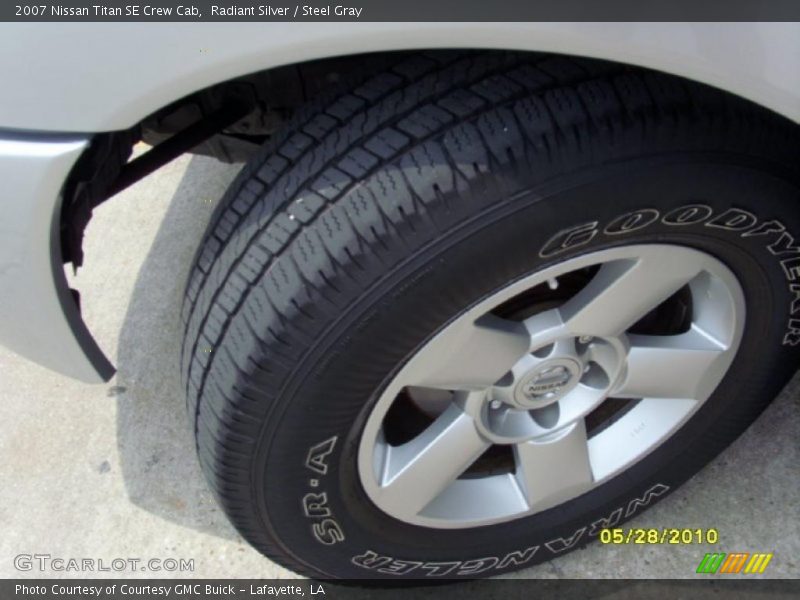 Radiant Silver / Steel Gray 2007 Nissan Titan SE Crew Cab