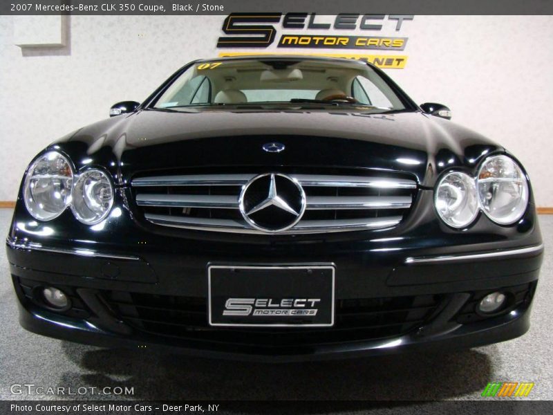 Black / Stone 2007 Mercedes-Benz CLK 350 Coupe