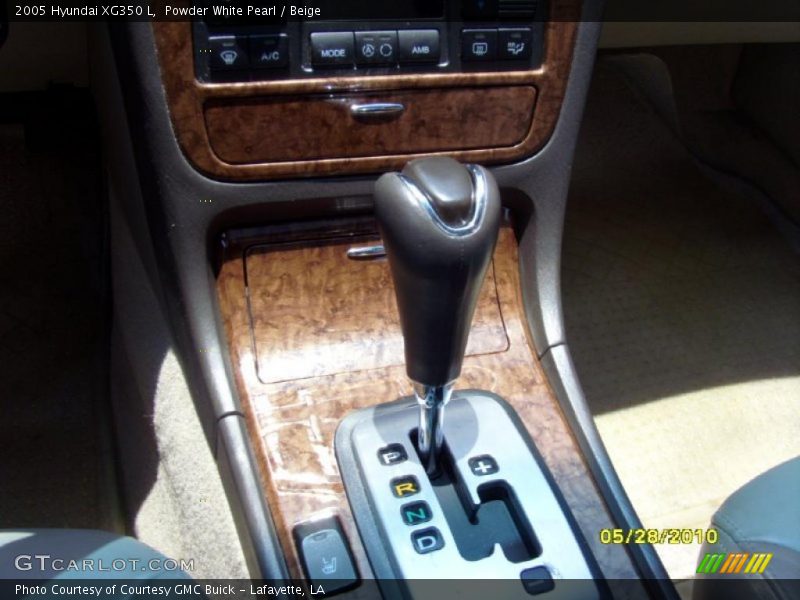 Powder White Pearl / Beige 2005 Hyundai XG350 L