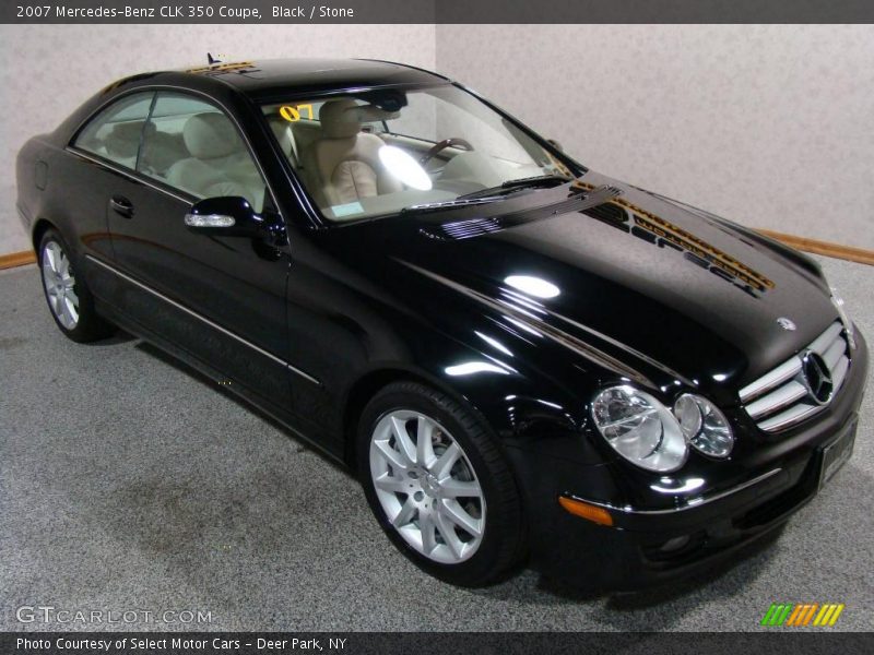 Black / Stone 2007 Mercedes-Benz CLK 350 Coupe