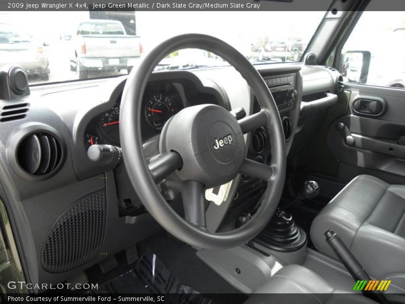 Jeep Green Metallic / Dark Slate Gray/Medium Slate Gray 2009 Jeep Wrangler X 4x4
