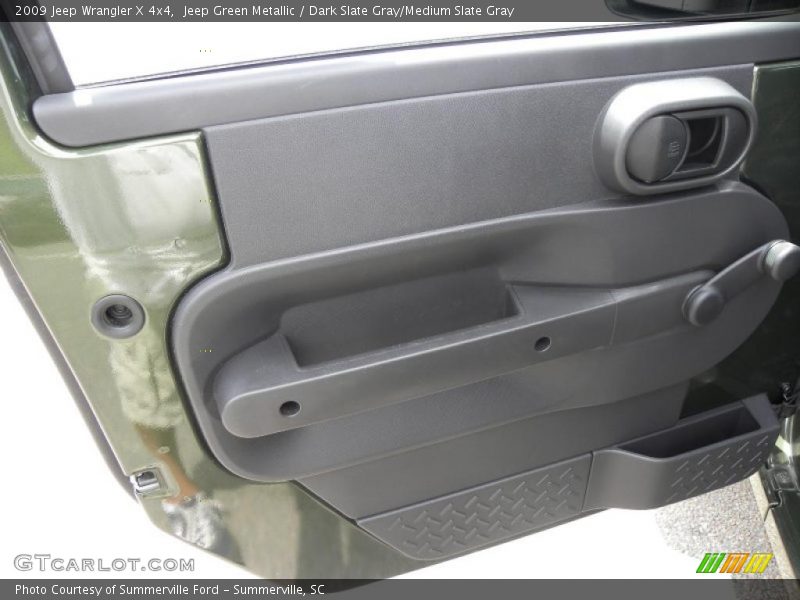 Jeep Green Metallic / Dark Slate Gray/Medium Slate Gray 2009 Jeep Wrangler X 4x4