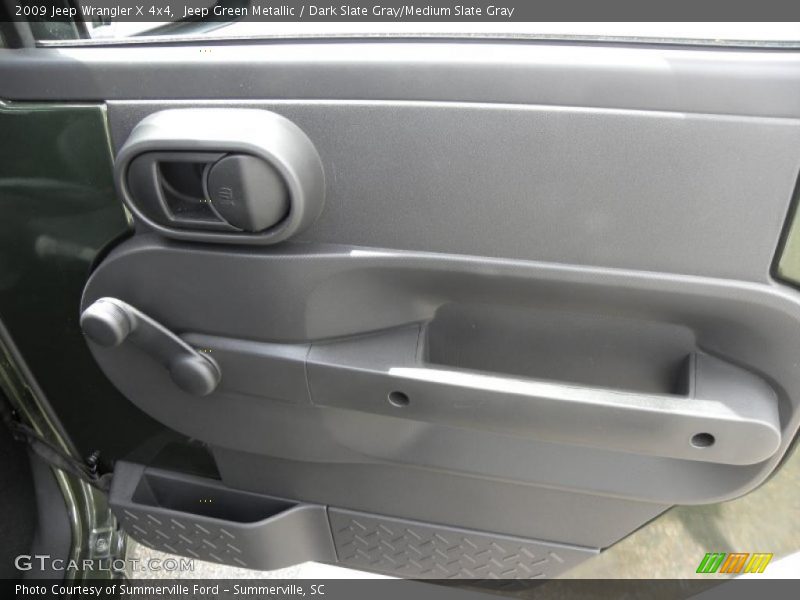 Jeep Green Metallic / Dark Slate Gray/Medium Slate Gray 2009 Jeep Wrangler X 4x4