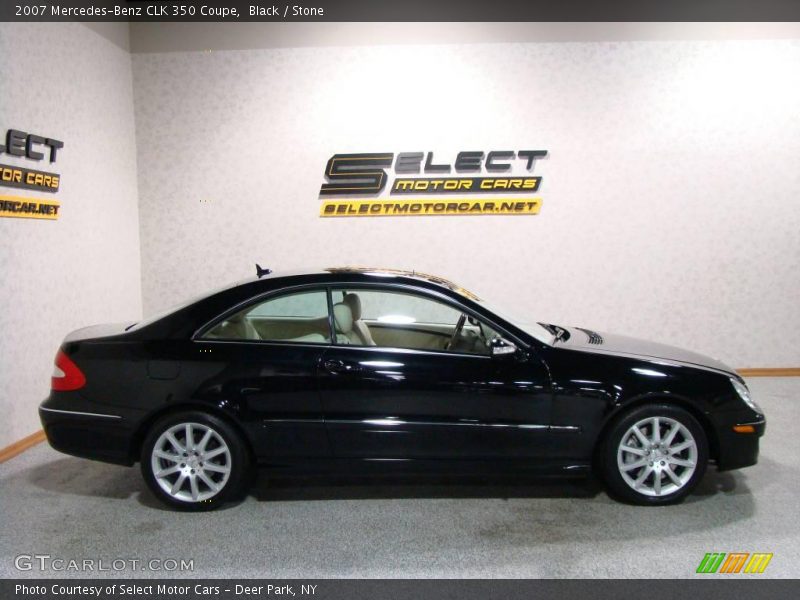 Black / Stone 2007 Mercedes-Benz CLK 350 Coupe