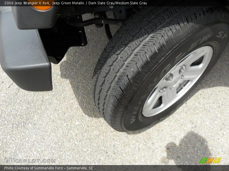 Jeep Green Metallic / Dark Slate Gray/Medium Slate Gray 2009 Jeep Wrangler X 4x4