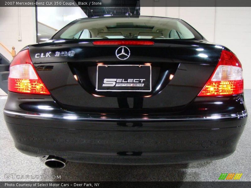 Black / Stone 2007 Mercedes-Benz CLK 350 Coupe