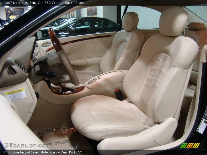 Black / Stone 2007 Mercedes-Benz CLK 350 Coupe