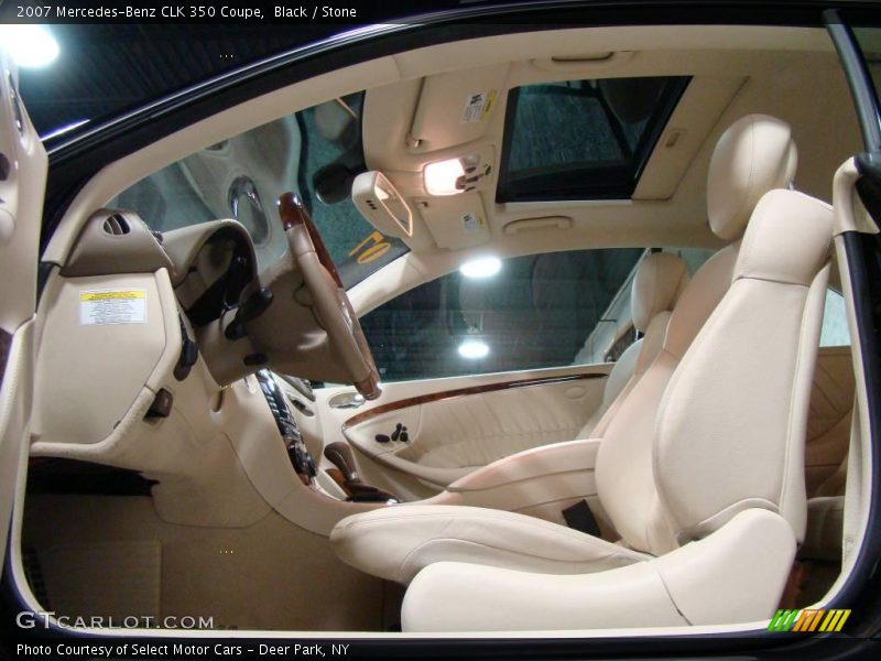 Black / Stone 2007 Mercedes-Benz CLK 350 Coupe