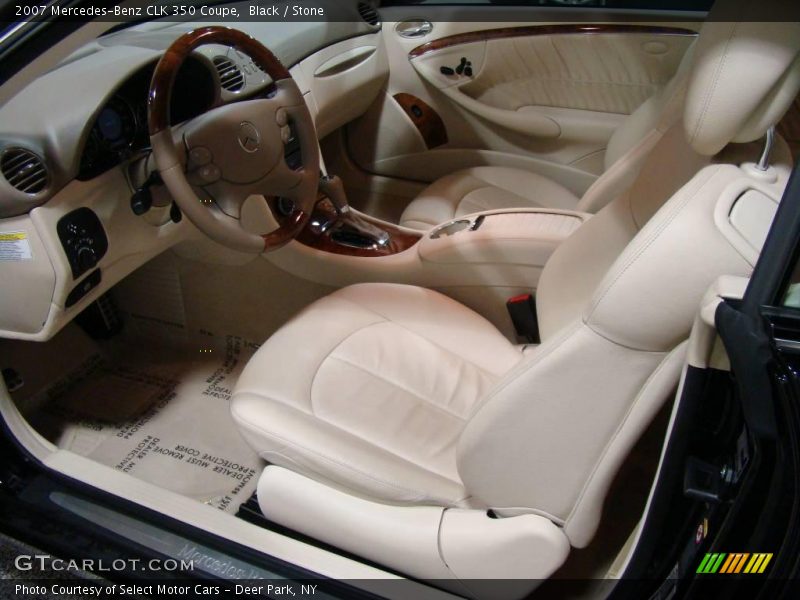 Black / Stone 2007 Mercedes-Benz CLK 350 Coupe