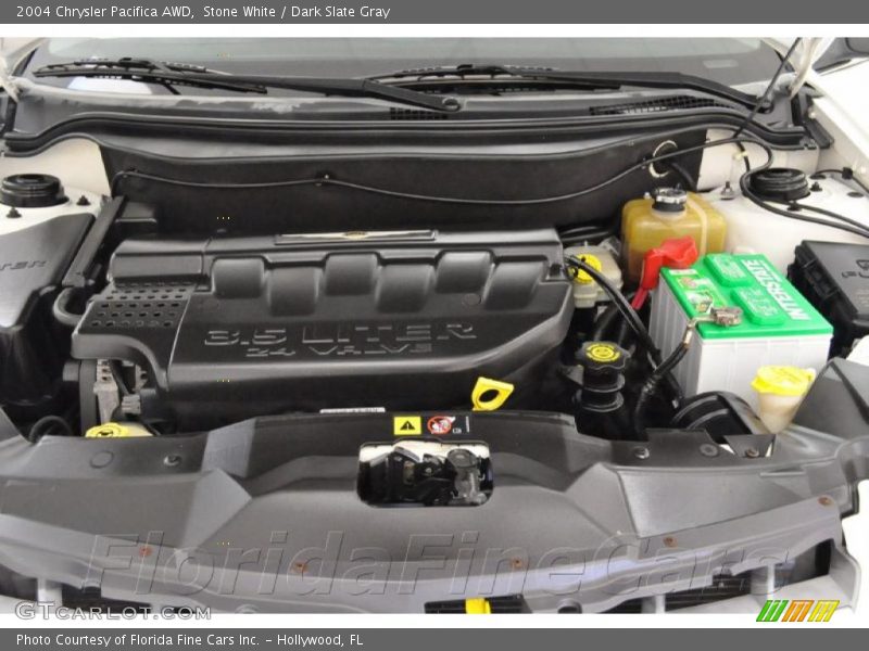 Stone White / Dark Slate Gray 2004 Chrysler Pacifica AWD