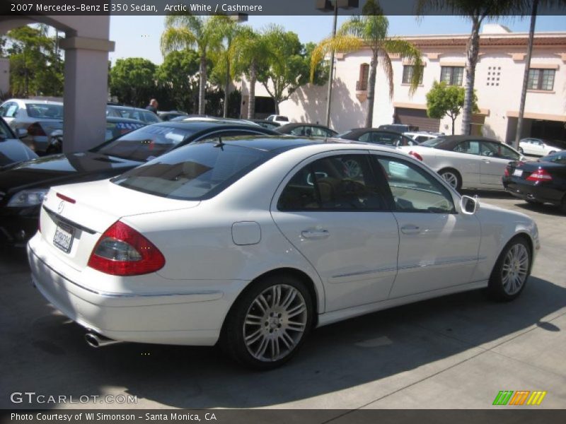 Arctic White / Cashmere 2007 Mercedes-Benz E 350 Sedan