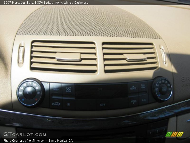 Arctic White / Cashmere 2007 Mercedes-Benz E 350 Sedan