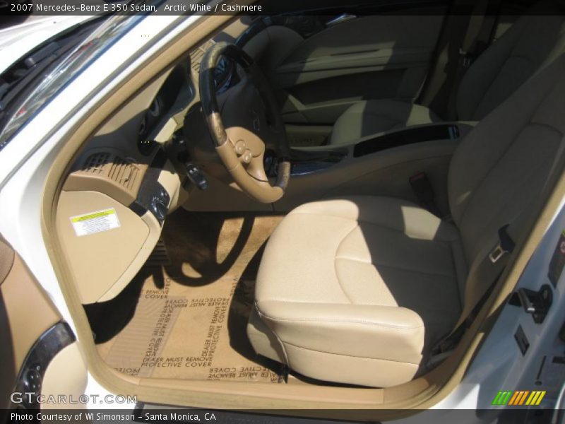 Arctic White / Cashmere 2007 Mercedes-Benz E 350 Sedan