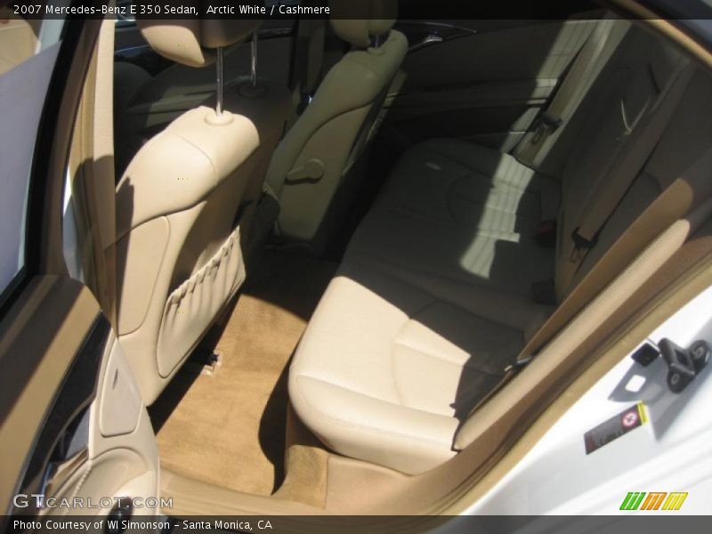 Arctic White / Cashmere 2007 Mercedes-Benz E 350 Sedan