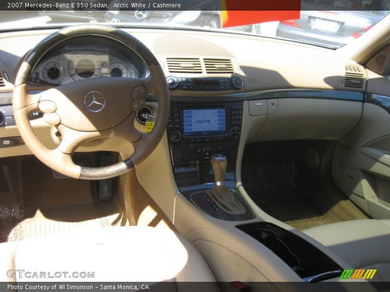 Arctic White / Cashmere 2007 Mercedes-Benz E 350 Sedan