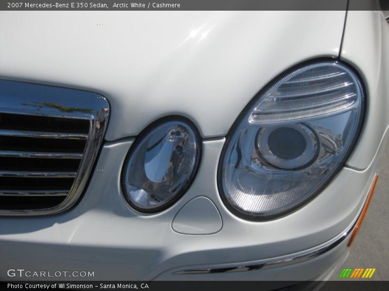 Arctic White / Cashmere 2007 Mercedes-Benz E 350 Sedan