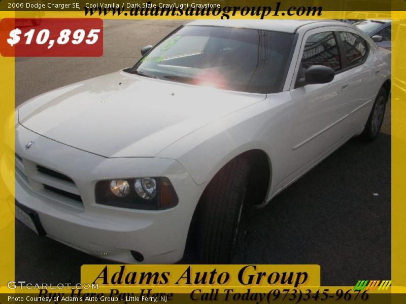 Cool Vanilla / Dark Slate Gray/Light Graystone 2006 Dodge Charger SE