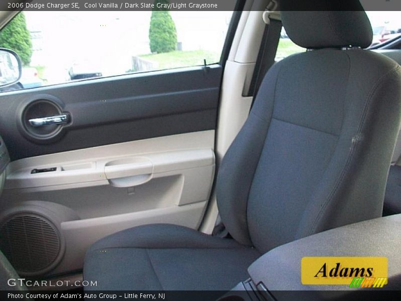 Cool Vanilla / Dark Slate Gray/Light Graystone 2006 Dodge Charger SE